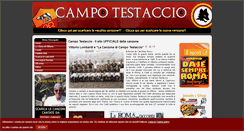 Desktop Screenshot of campotestaccio.com